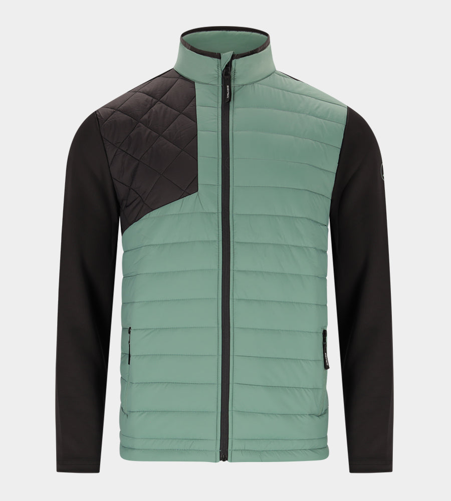 CADDY CLOUD JACKET - BLACK / SAGE