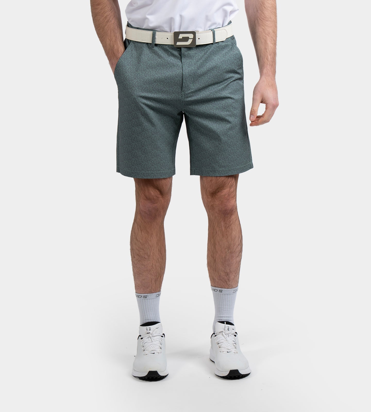 HERITAGE ABSTRACT SHORTS - SAGE