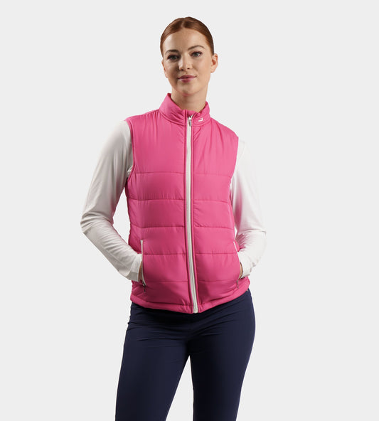 LADIES GRACIE GILET - PINK