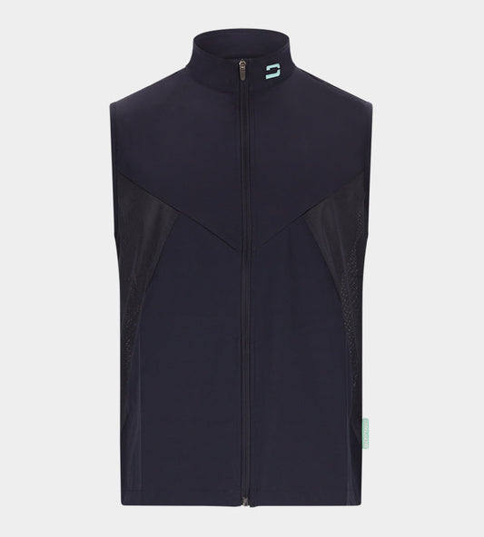AIR MESH GILET - NAVY