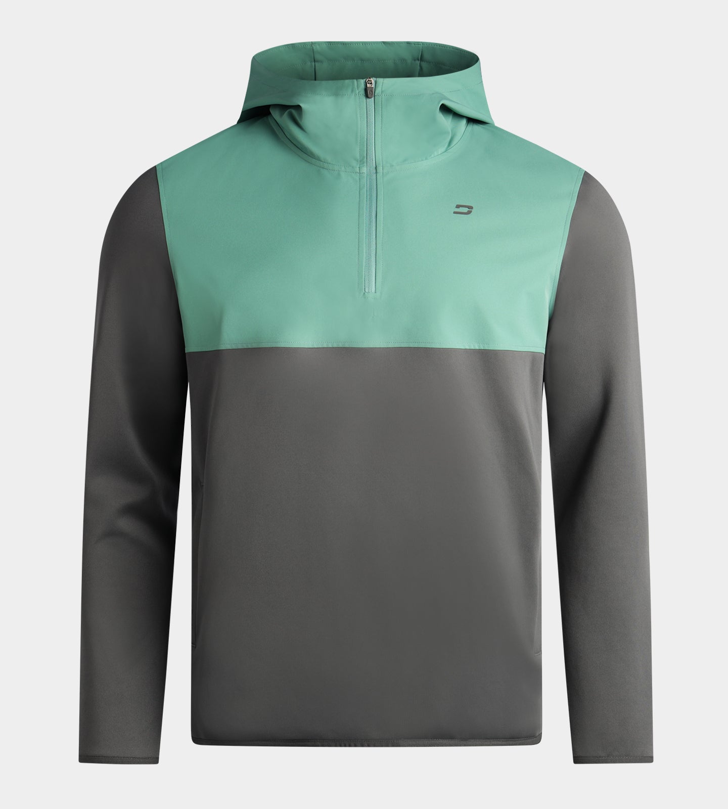 TOUR HOODIE - CHARCOAL/GREEN