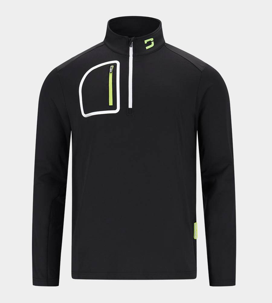 NAUTICAL MIDLAYER - BLACK