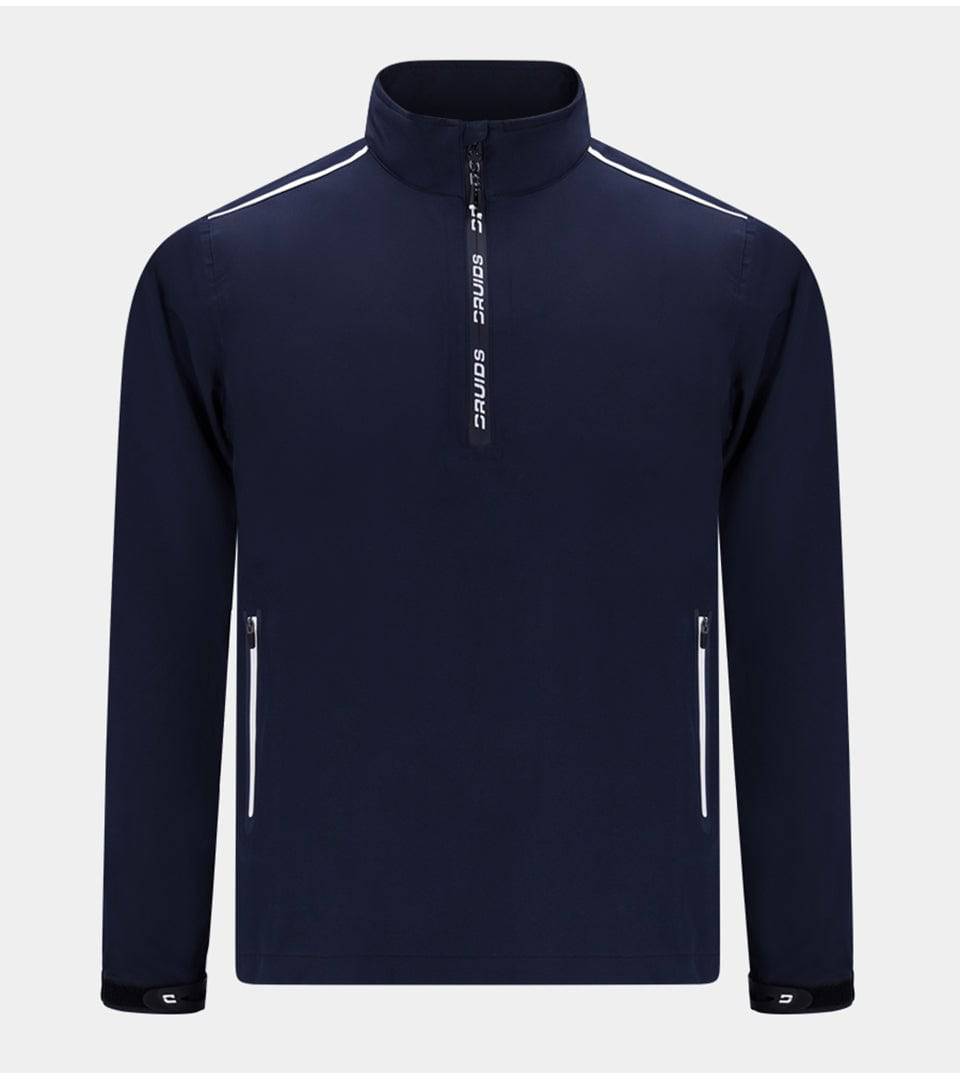 AQUA SHIELD 1/4 ZIP RAIN JACKET - NAVY