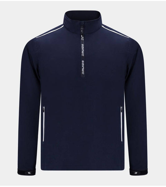 AQUA SHIELD 1/4 ZIP RAIN JACKET - NAVY