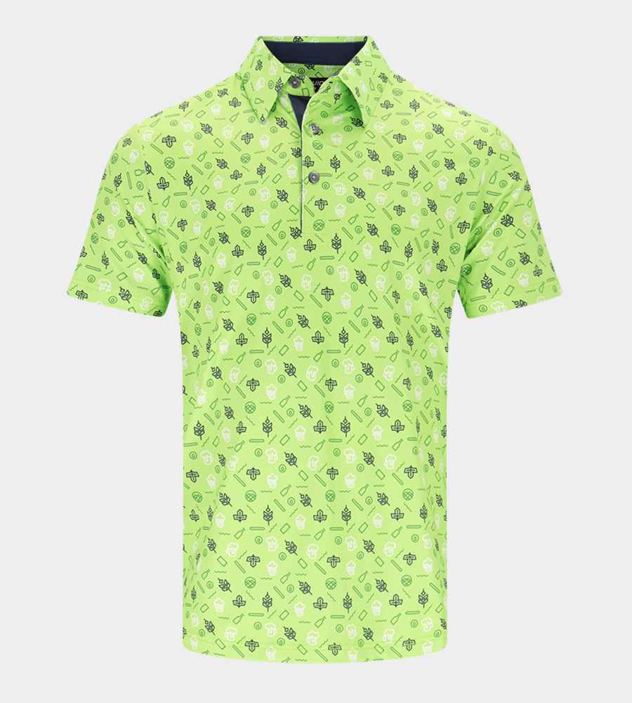 HOPS N BARLEY POLO - LIME