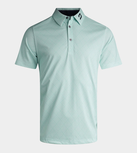 CHEVRON POLO - MINT