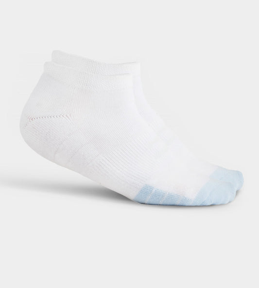LADIES TOUR ANKLE SOCKS - WHITE/BLUE