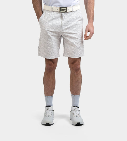 HERITAGE ABSTRACT SHORTS - WHITE
