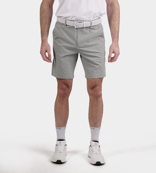 HERITAGE STRIPE SHORTS - GREY