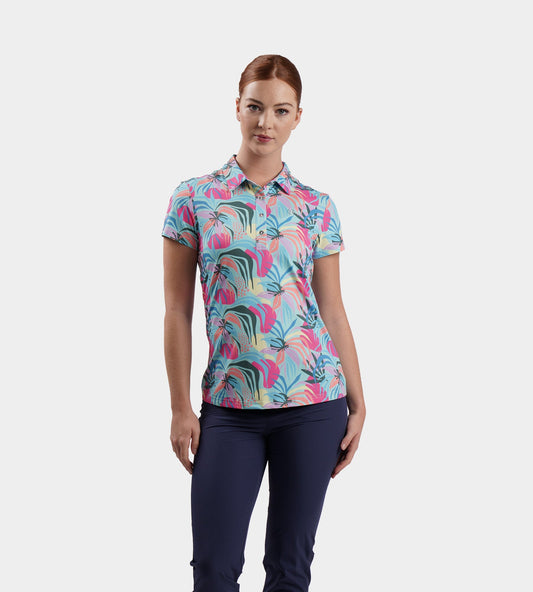 LADIES TROPIC POLO - GREEN