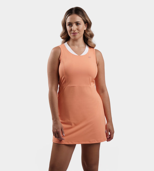 LADIES AURA DRESS - CORAL