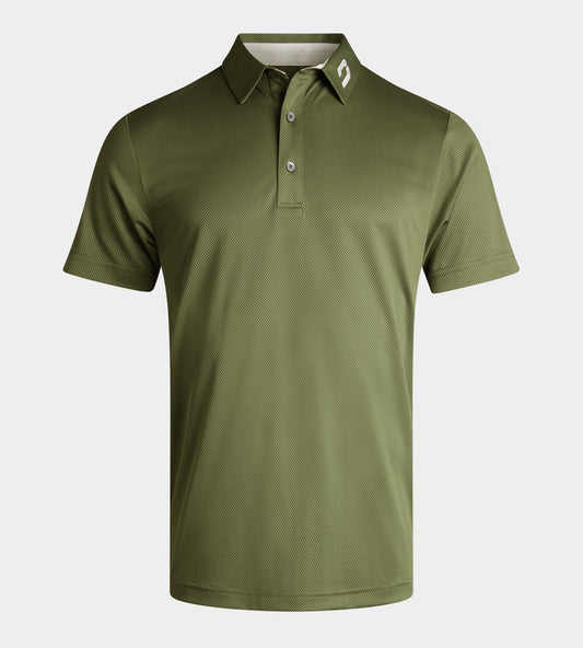 HONEYCOMB POLO - KHAKI